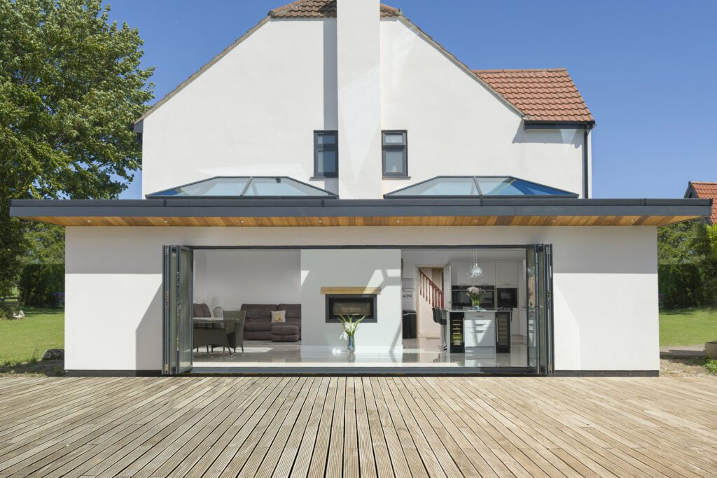 Property with Korniche bi-folds opening onto the patio.