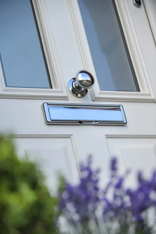 white external door