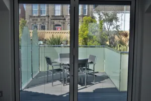 Integral Blinds: installed in a home.